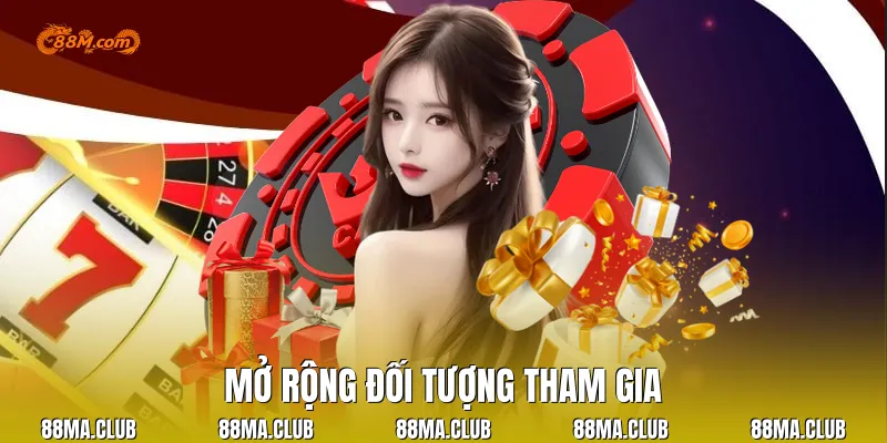 Mở rộng đối tượng tham gia